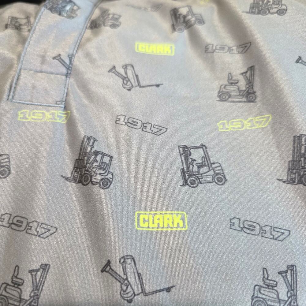 Fore Fathers 1917 Clark Tructractor Polo Gray Size M View 4